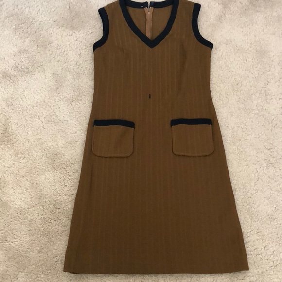 Vintage Dresses & Skirts - Vintage Brown Dress